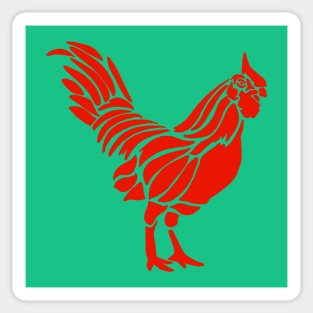 Rooster Sticker